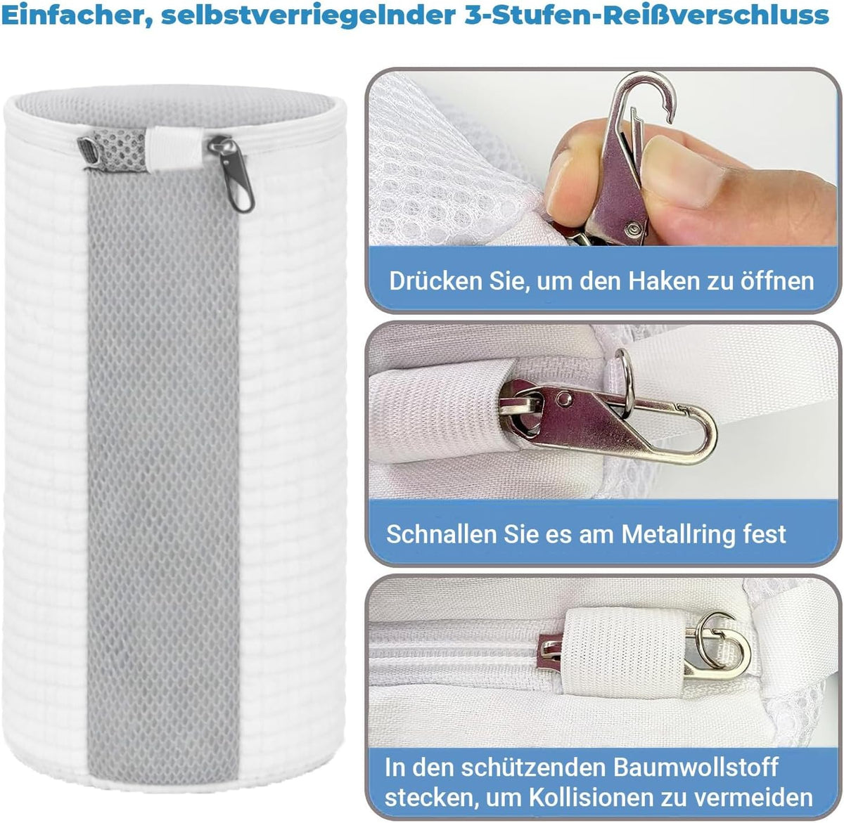 Schuhwaschbeutel 2er-Set mit Schuhspanner